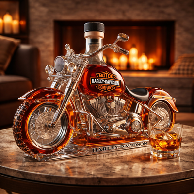 Botella de whisky - Edición Harley-Davidson